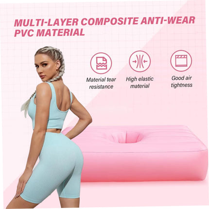 Dorccsi BBL bed, wear-resistant elastic PVC BBL chair, leak-proof chair with hole, portable bed after surgery for sleeping, Brazilian buttock lift, postnatal recovery,