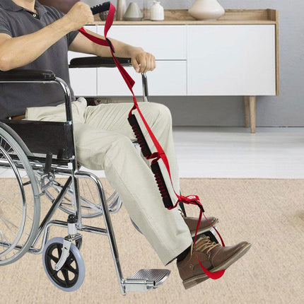 Pratvider Leg Lifter - Leg Lifting Belts for Hip Replacement, Leg Belt Auxiliary Leg Lift Walking Trainer for Hemiplegia Stroke Adults, Elderly
