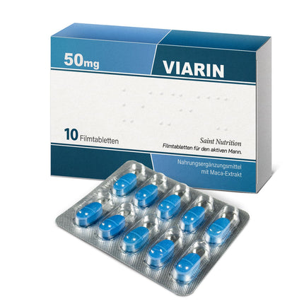 Viarin® for Men – Extra Strength for Men – High Dosage – with Maca &amp; L-Arginine – High-Quality Ingredients without Artificial Additives – Support for Men