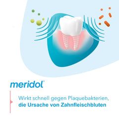 meridol toothpaste 2x75ml - Toothpaste combats gingivitis, antibacterial effect