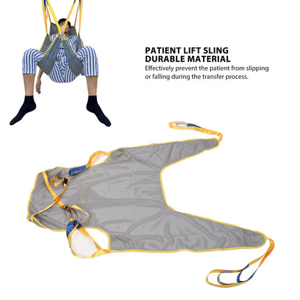 Patient Lift Sling, Breathable Soft Mesh Patient Lift Walking Sling for Hospital