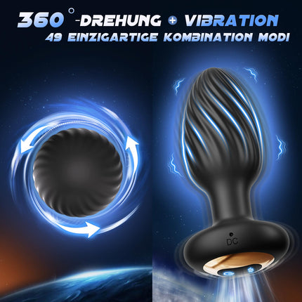 Anal vibrators for men Anal plug# for men, prostate stimulation men Anal plug sex toy for men with 7 rotation 7 vibration, Anal plug sex toy for couples Butt plug sex toy
