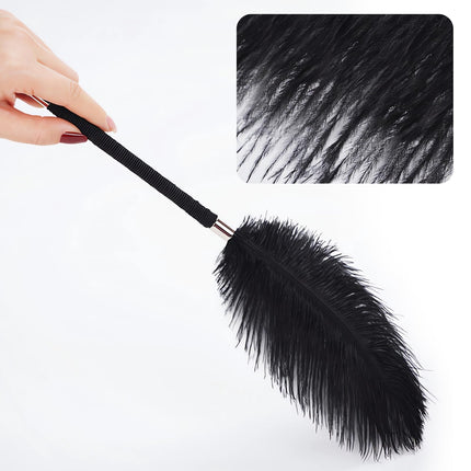 Roluck Feather Tickler Sex Toy Erotic Feather Teaser Fetish BDSM SM Accessories, Sex Toys for Bondage Tempting Toys for Couples Women Men Cosplay