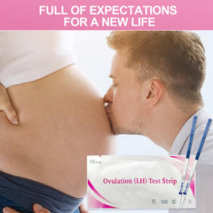 50 ovulation tests, optimal sensitivity ovulation tests, ovulation test 25 miu/ml, ovulation tests for ovulation, fertility test for women, easy to use
