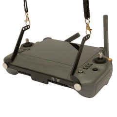 Robotics - Shoulder strap for DJI RC Plus controller, non-slip horizontal suspension, quick-mounting, black anodized, aluminum