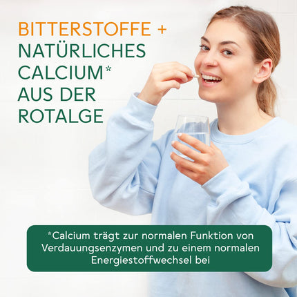 BitterLiebe® Bitter Substances Capsules 90 pcs. - Bitter herbs, milk thistle, dandelion, artichoke high dosage - Bitter drops in capsule form - Recipe according to Hildegard von Bingen