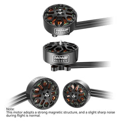 SpeedyBee 1404 4600KV Brushless FPV Motor for Bee25 2.5" FPV Drones - 4 Pack, Aviation Aluminum, Powerful &amp; Stable for 2.5 3" 4" Builds FPV Whoop Toothpick Cinewhoop