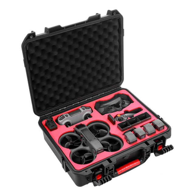 Uvafly Avata 2 Hard Case, Waterproof Bag for DJI Avata 2 Fly More Combo Drone, Travel Storage Bag for RC Motion 3, FPV Remote Controller 3 Accessories (Fit Goggles 3)