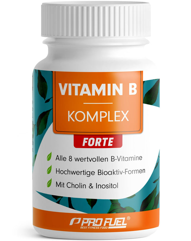 High-dose vitamin B complex - 180 tablets - all 8 B vitamins (B1, B2, B3, B5, B6, B7, B9, B12) + co-factors choline &amp; myo-inositol - laboratory-tested with certificate - vegan - 6-month supply