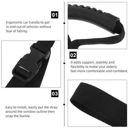 EXCEART Seniors Entry Aid Car Exit Aid Non-Slip Mobility Aids Vehicle Standing Car Handle Support Support Disability Elderly Medical Disabled Aids