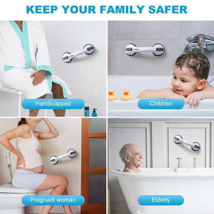 Oexeo Grab Bars for Bathroom - Shower Handle - Grab Bars for Bathtub and Shower - Safety Handrail Support for Tub, Handicap, Elderly, Senior Aid, Non-Slip
