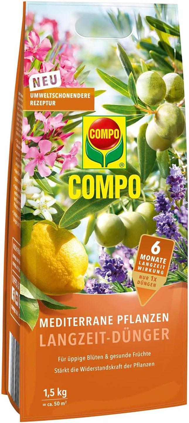 COMPO Mediterranean Plants Long-Term Fertilizer 1.5kg
