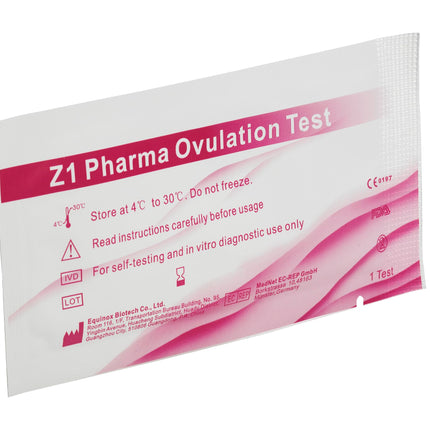 50x Z1 Pharma® Ovulation Test - Sensitivity: 10mIU/ml