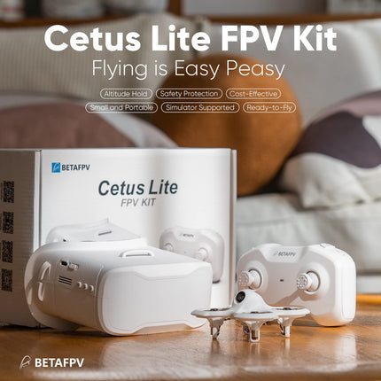 BETAFPV Cetus Lite FPV Drone Kit for Kids, with Altitude Hold Self-Protection, 2 Speed ​​Modes, Simulator Supports Ready-to-Fly Kit for FPV Beginners to Start Indoor Flying