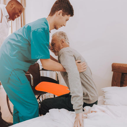 Transfer board, sliding patient transfer board with handles, bathtub entry aid, disabled aid, 150 kg weight capacity, transfer board for seniors in bed, car, wheelchair, toilet