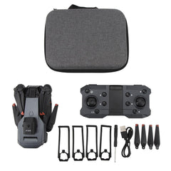 Drones with Camera for Adults and Kids, 4K HD Foldable RC Quadcopter with 3 Cameras, One-Key Takeoff/Landing, Gravity Induction, 4-Way Obstacle Avoidance