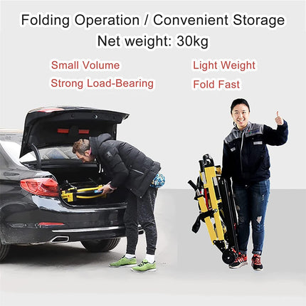 Handcart stair climber electric, electric tracked stair climber, manual stair climbing wheelchair for elderly patients, can go up and down stairs
