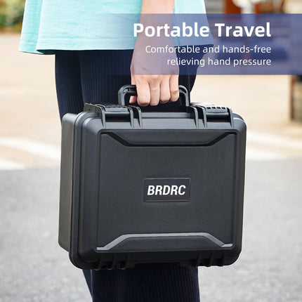 BRDRC Neo Case Bag Waterproof Hard Shell Travel Hard Case for DJI NEO Fly More Combo RC-N3 Battery Charging Hub Accessories