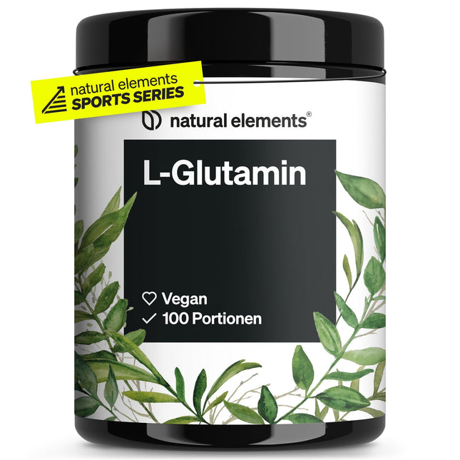 L-Glutamine Powder – 500g – pure L-Glutamine – tasteless – vegan, high dosage, no additives – developed in Germany