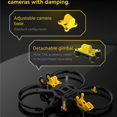 Bee35 3.5-inch Cinewhoop FPV Drone Frame - Pro Version 4S 6S Frame Set Compatible with DJI O3 Air Unit FPV VTX, Various Flight Control Stacks