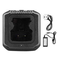 Walkie-Talkie Charger Walkie-Talkie Battery Charger Abs Desktop Charger Base Set Fits Sepura Series Stp8000 Stp9000 Walkie-Talkie 100 240V