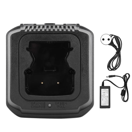 Walkie-Talkie Charger Walkie-Talkie Battery Charger Abs Desktop Charger Base Set Fits Sepura Series Stp8000 Stp9000 Walkie-Talkie 100 240V