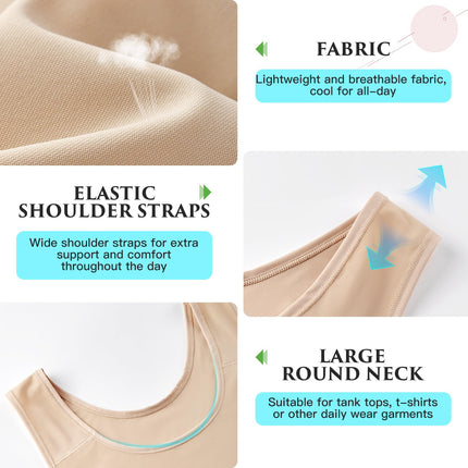 XUJI Chest Binder for Transgender FTM Compression Breathable Pullover Tank Top (K, L)