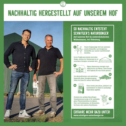 Natural fertilizer - Universal plant fertilizer in organic quality - Long-term fertilizer for sustained good plant growth - with dosing aid - easy &amp; safe fertilization - fertilizer from SCHNITGER's - 5 kg