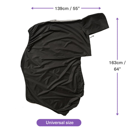 Bramble - Universal mobility scooter poncho with hood &amp; viewing window for rain protection - Rain cape for e-scooters &amp; mobility scooters - Weatherproof, stable &amp; robust