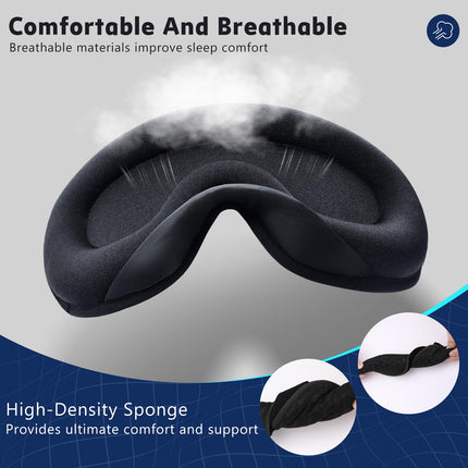 Aosun 3D sleep mask for side sleepers, 123456789
