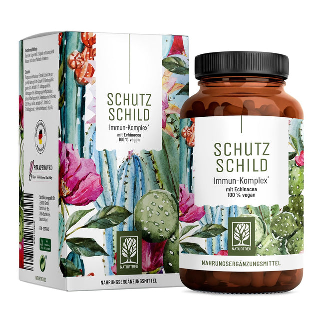 Immune System Complex - 500mg Echinacea with Vitamin C, Zinc, Selenium, L-Histidine &amp; Kalmegh - Strengthen your immune system * vegan &amp; without additives - 120 Echinacea Purpurea Capsules for 60 days