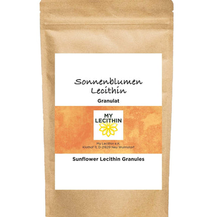 Sunflower Lecithin Granules | Made in Germany | Vegan | GMO-free | Allergen-free (250g)