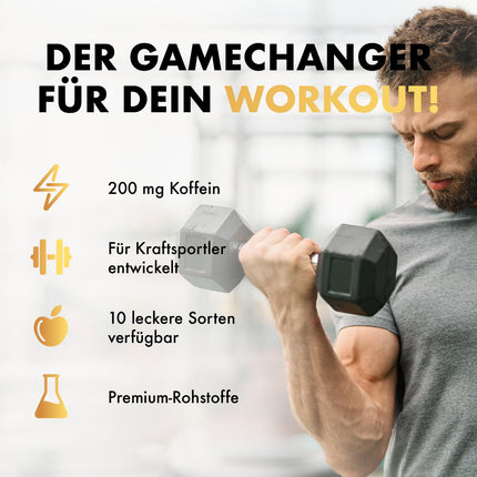 OS NUTRITION Götterpuls Premium Pre Workout Booster Peach Iced Tea 308g