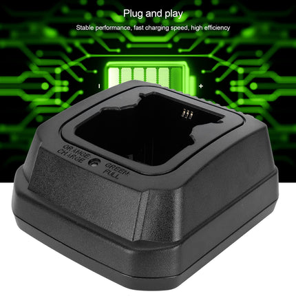 Walkie-Talkie Charger Walkie-Talkie Battery Charger Abs Desktop Charger Base Set Fits Sepura Series Stp8000 Stp9000 Walkie-Talkie 100 240V