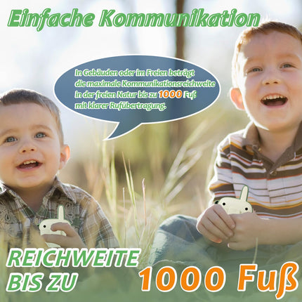 DQMOON Walkie Talkie Children, Toys from 3 4 5 6 7 8 Years Dinosaur Toy Gifts Boy 3-10 Years Outdoor Games for Children Walkie Talkie Children's Toys Christmas Gift Ideas Toys