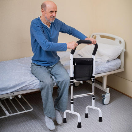Standing aid, stable standing aid for older people, height-adjustable standing aid for seniors, walking aid for adults, standing aid for bed, toilets, sofa