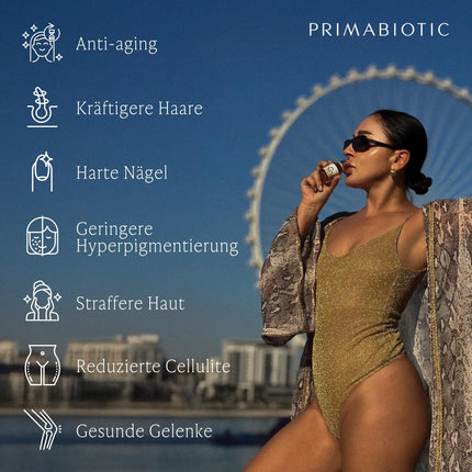 Primabiotic Collagen - Collagen Pack 30 Bottles 30ml - High Collagen Content [10,000 mg] - Hydrolyzed - High Quality - 900ml - Absorption 95% (30)