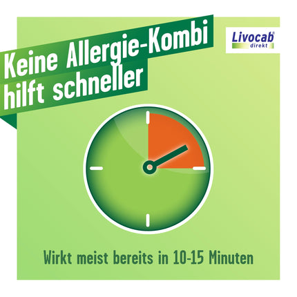 LIVOCAB direct combo - 4 ml eye drops + 5 ml nasal spray