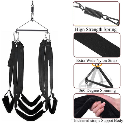 Love swing sex swing for the ceiling, sex toy for couples extreme sex, sex swing for adults, sex toy for both together, sex toy set for couple set sex swing with extra wide cushions
