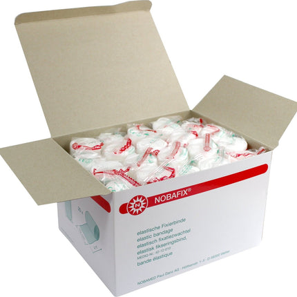 NOBA 20 gauze bandages, fixation bandages, 8 cm x 4 m, individually wrapped in foil