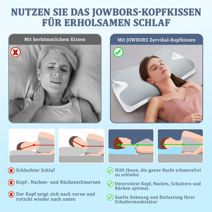 Untimaty Neck Pillow - Orthopedic Memory Foam Pillow, Ergonomic Pillow for Neck Pain Relief for Side, Back, and Stomach Sleepers with Ice Silk Cover (Gray)