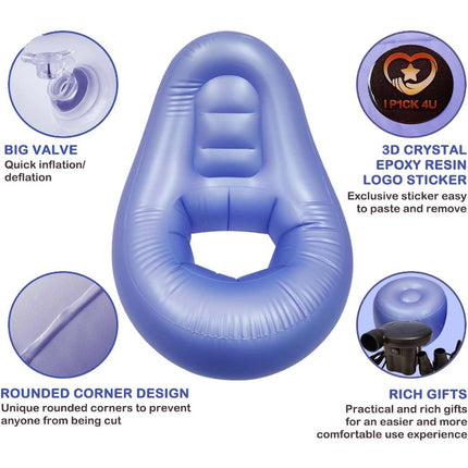 Inflatable BBL Mattress for Post Surgery Recovery – Waterproof PVC, Foldable Storage, Enhanced Comfort for Brazilian Butt Lift Recovery and Sleeping