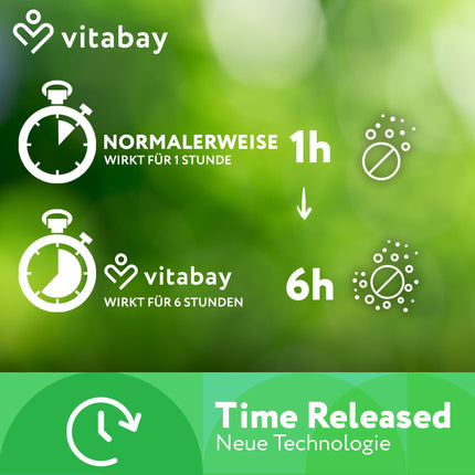 Vitabay OPC Grape Seed Extract 1000 mg High Dose - 120 Vegan Capsules Time Released - Grape Seed Extract with Polyphenols - Natural Plant Substances without Undesirable Additives - Laboratory Tested