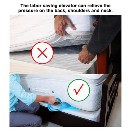 Mattress Lifter Tool, Bed Mattress Wedge Elevator, Mattress Lifter with Ergonomic Design, Helps Lift and Hold the Mattress, Bed Making Tucker Tool, Back Pain Relief