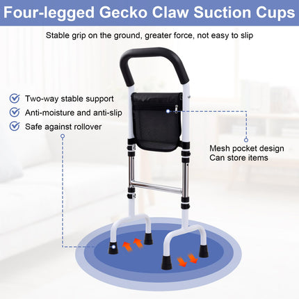 Standing aid, stable standing aid for older people, height-adjustable standing aid for seniors, walking aid for adults, standing aid for bed, toilets, sofa