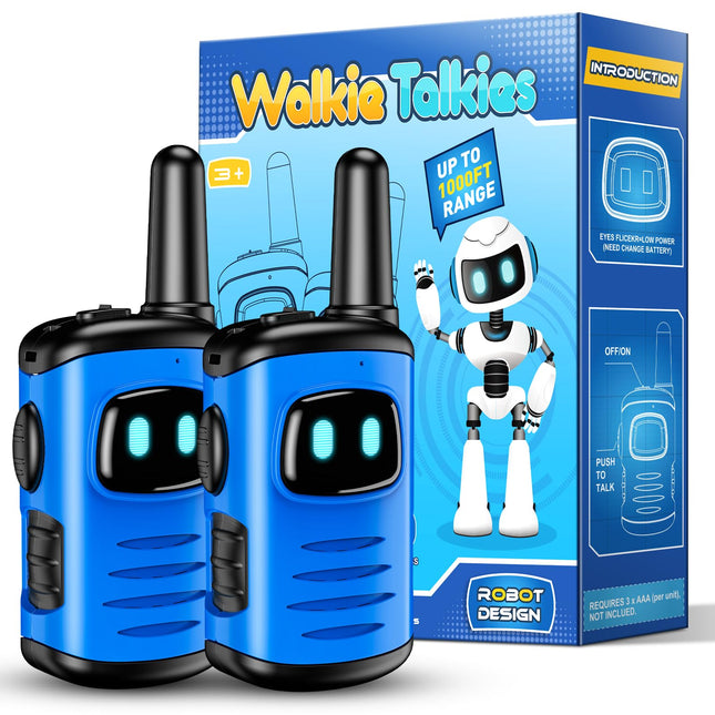 EUCOCO Walkie Talkie Children, Toys from 3 4 5 6 7 8 Years Boy Gift Boy 3-10 Years Outdoor Games for Children Walkie Talkie Children's Toys Easter Gifts Children Gift Ideas Toys