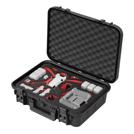 TomCase drone case "Ready to Fly" for DJI Mini 4 Pro Fly More Combo, Standard or DJI RC 2 Controller, waterproof ECO protective case - Made in Germany