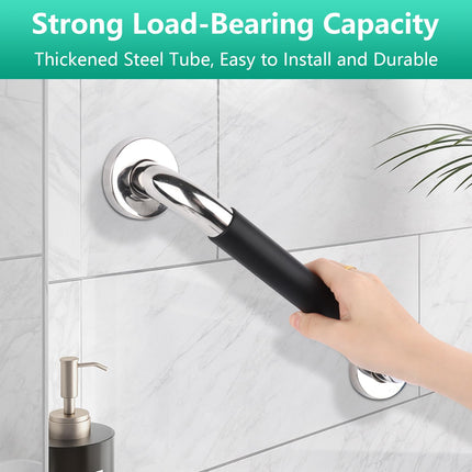 TNOMSNO Grab Bars for Seniors, 30CM Non-Slip Grab Bar Stainless Steel Shower Bathtub Handle, Non-Slip Grab Bar for Pregnant Women, Seniors, Bathtub, Toilet