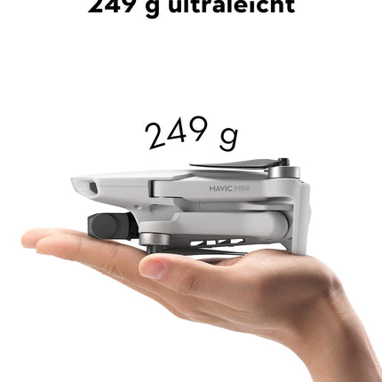 DJI Mavic Mini Combo (EU) – Drone and Accessory Kit, lightweight and portable, flight time: 30 min, transmission distance: 4 km, HD video transmission, 3-axis gimbal, 12 MP, HD video 2.7 K