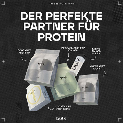 Bulk Iconic Protein Shaker Bottle, With Wire Blender Ball, Protein Shaker, Clear, 750 ml